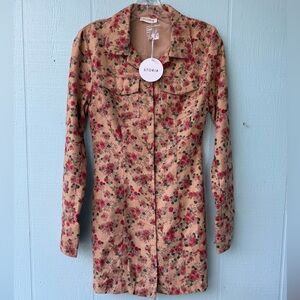 NWT Storia Dress Multicolor Floral Sz XS PLEASE READ DESCRIPTION